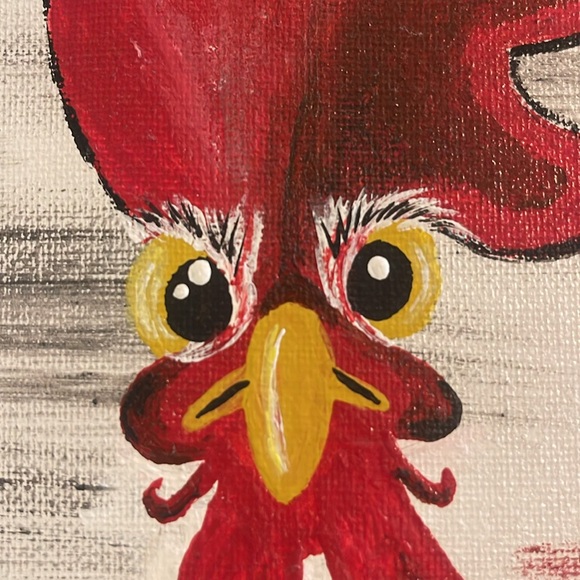 Colorful Rooster Canvas Art 11x14” - Picture 4 of 4